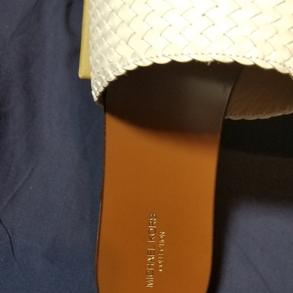 Michael Kors Leather Mesh, Women Sz 9.5 White - Picture 4 of 4